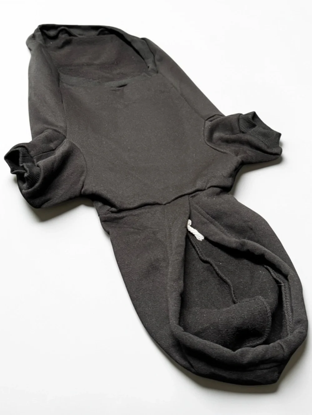 Security Dog Hoodie Large Black Funny Dog Sweater Fleece Pet Hoodie Coat